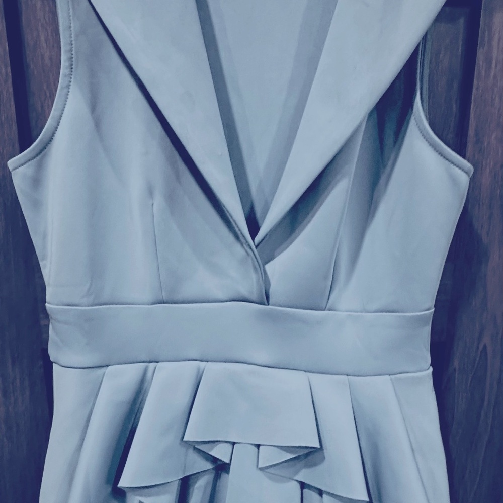 Women’s Tiered Detail Light Blue Top Size Small